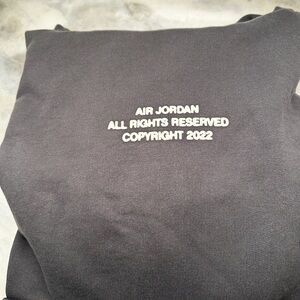 Air Jordan Flight Heritage Hoodie xxl Mens Black Fleece
